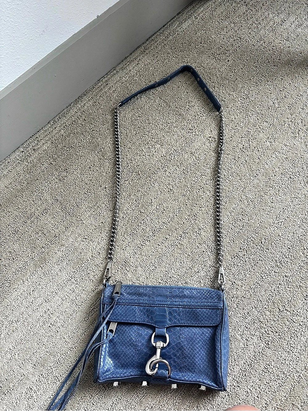 Rebecca Minkoff M.A.B. Camera Bag Blue Crossbody Bag